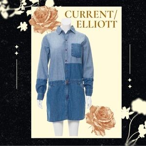 Current/Elliot Denim Block Dress Size 1 Reg$299